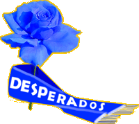 Un fiore Azzurro avvolto dalla sciarpa dei Desperados