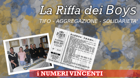 Numeri vincenti della 5a Riffa BOYS