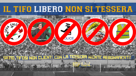 Il tifo libero non si tessera! Comunicato BOYS del 15-05-10