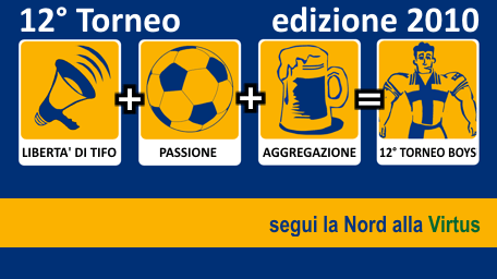 Torneo dei BOYS di calcio a 5, Dodicesima edizione. Segui la Curva Nord alla Virtus