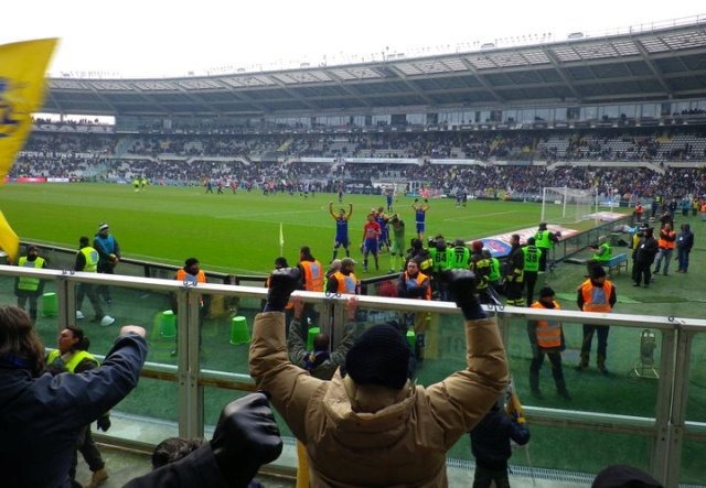 Juventus-Parma: a fine gara, giocatori sotto il settore... non tesserati!