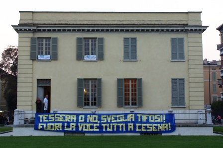 Striscione Boys: tutti a Cesena!