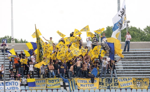 Udinese-Parma 10/11: il nostro tifo nel settore NON tesserati