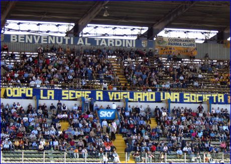 BOYS, striscione nei distinti: 'Dopo la Serie A vogliamo una societ'