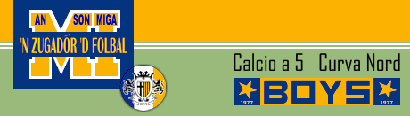 Logo 'Mi an son miga 'n zugador 'd folbal' - Calcio a 5 Curva Nord Parma - Boys