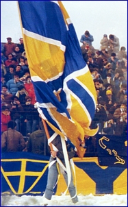 BOYS a Modena nel 1983/84: bandiera britannica in Gialloblu