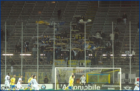 Frosinone-Parma 17-02-2009. BOYS PARMA 1977, foto ultras