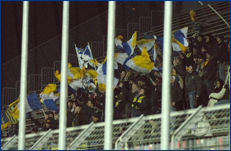 Frosinone-Parma 17-02-2009. BOYS PARMA 1977, foto ultras