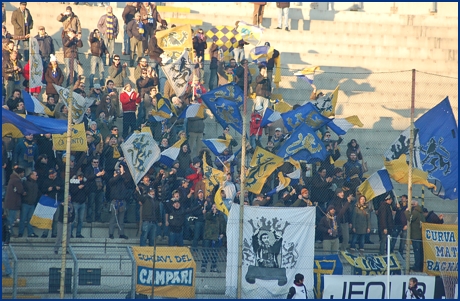 Vicenza-Parma 10-01-2009. BOYS PARMA 1977, foto ultras