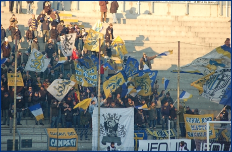 Vicenza-Parma 10-01-2009. BOYS PARMA 1977, foto ultras