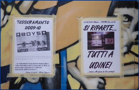 Parma-Novara 14-08-2009. BOYS PARMA 1977, foto ultras