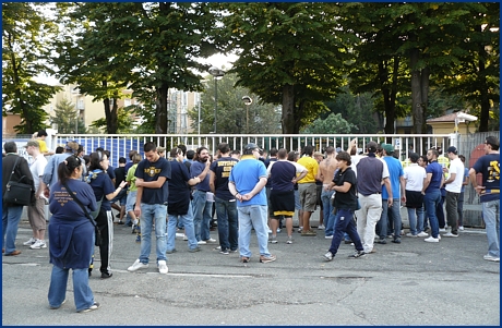 Parma-Cagliari 27-09-2009. BOYS PARMA 1977, foto ultras