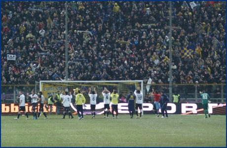 Parma-Inter 10-02-2010. BOYS PARMA 1977, foto ultras