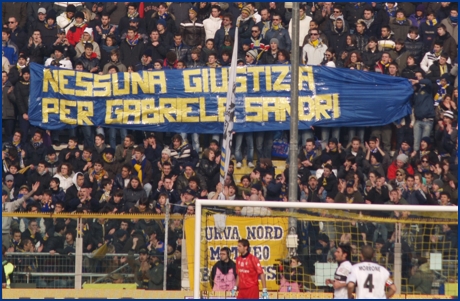 Parma-Lazio 14-02-2010. BOYS PARMA 1977, foto ultras