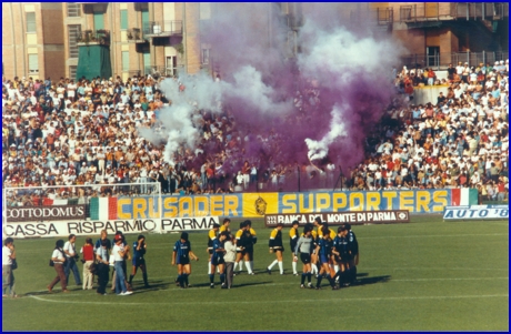 PARMA-Inter 04-09-1983. BOYS PARMA 1977, foto Ultras