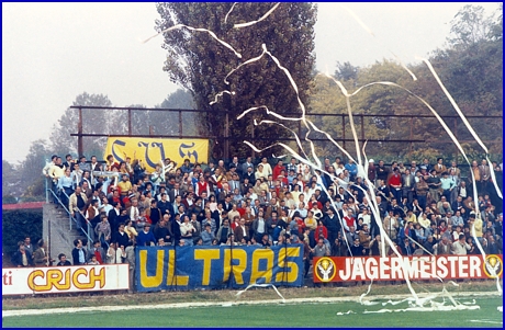 Treviso-PARMA 09-10-1983. BOYS PARMA 1977, foto Ultras