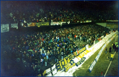 Sparta Praga-Parma 03-03-1993. BOYS PARMA 1977, foto ultras