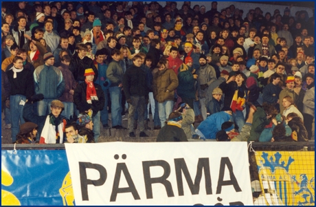 Sparta Praga-Parma 03-03-1993. BOYS PARMA 1977, foto ultras