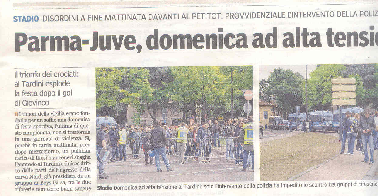 Gazzetta di Parma del 16 maggio 2011 Gazzetta di parma del 16 maggio 2011