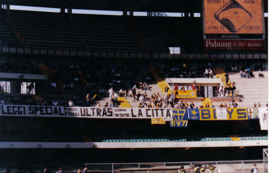 Striscione esposto in: Chievo-Parma 01/02