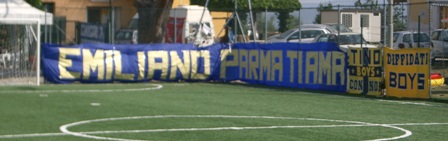 I nostri stendardi al torneo.