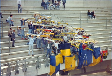 Sambenedettese-PARMA, 16-10-1988. Sciarpata BOYS