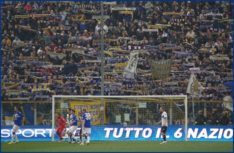 Parma-Sampdoria 28-02-2010. BOYS PARMA 1977, foto ultras