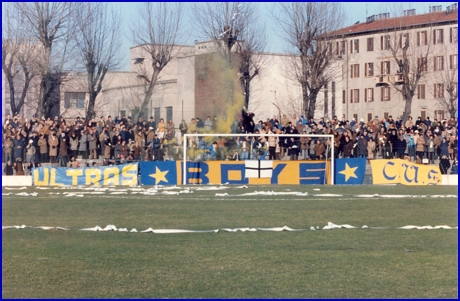 Monza-PARMA 20-12-1981. BOYS PARMA 1977, foto Ultras