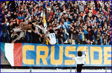 PARMA-Bologna 06-11-1983. BOYS PARMA 1977, foto Ultras