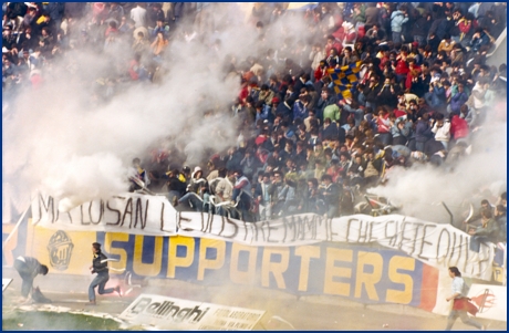 Parma-Bologna 31-03-1985. BOYS PARMA 1977, foto ultras