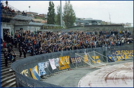Triestina-Parma 22-04-1990. BOYS PARMA 1977, foto ultras